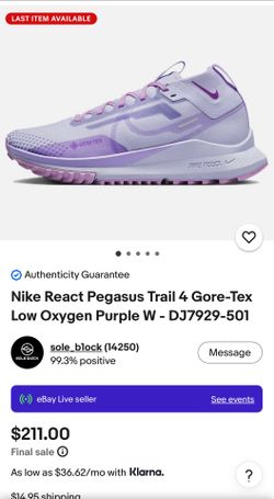 Nike React Pegasus Trail 4 Gore-Tex