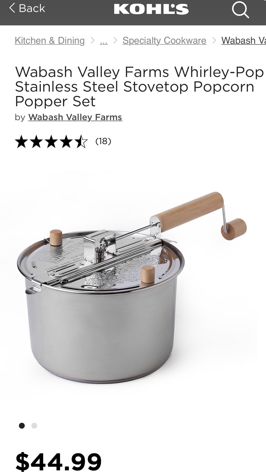 Old Fashioned Stove Top Popcorn Popper