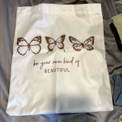 Cute Butterfly Tote Bag 