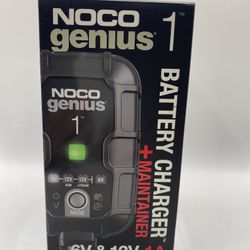 Smart Battery Charger, Trickle Charger and Maintainer NOCO GENIUS1 6V/12V 1A 
