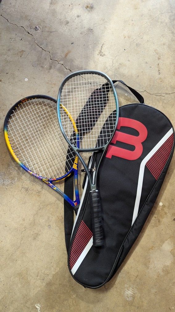Tennis Rackets And Cover