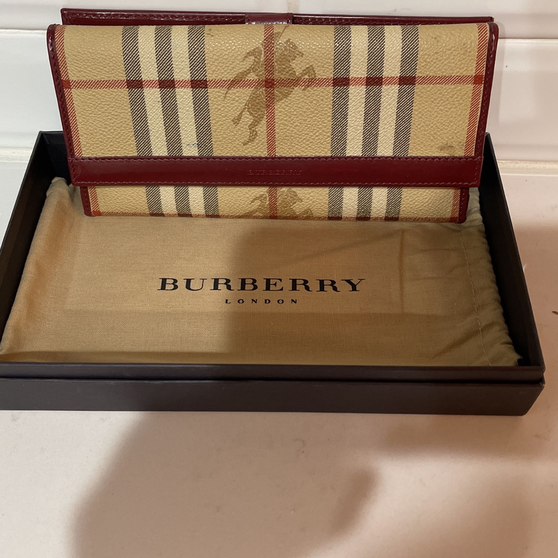 Authentic Burberry Wallet