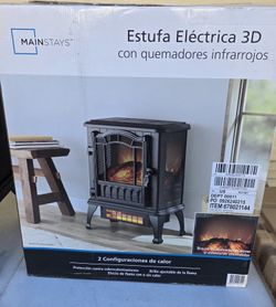 Mainstays Electric 3D Heater Stove