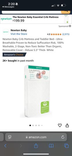 Newton Baby Crib Mattress + Cover
