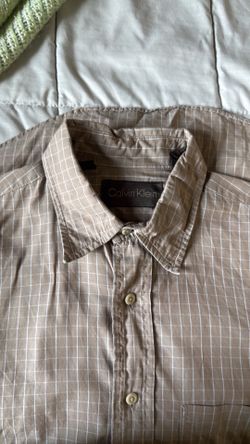 Men’s Calvin Klein Dress Shirt Size M 15 1/2