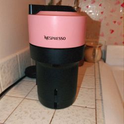 Aesthetic Baby Pink Nespresso vertuo Pop+