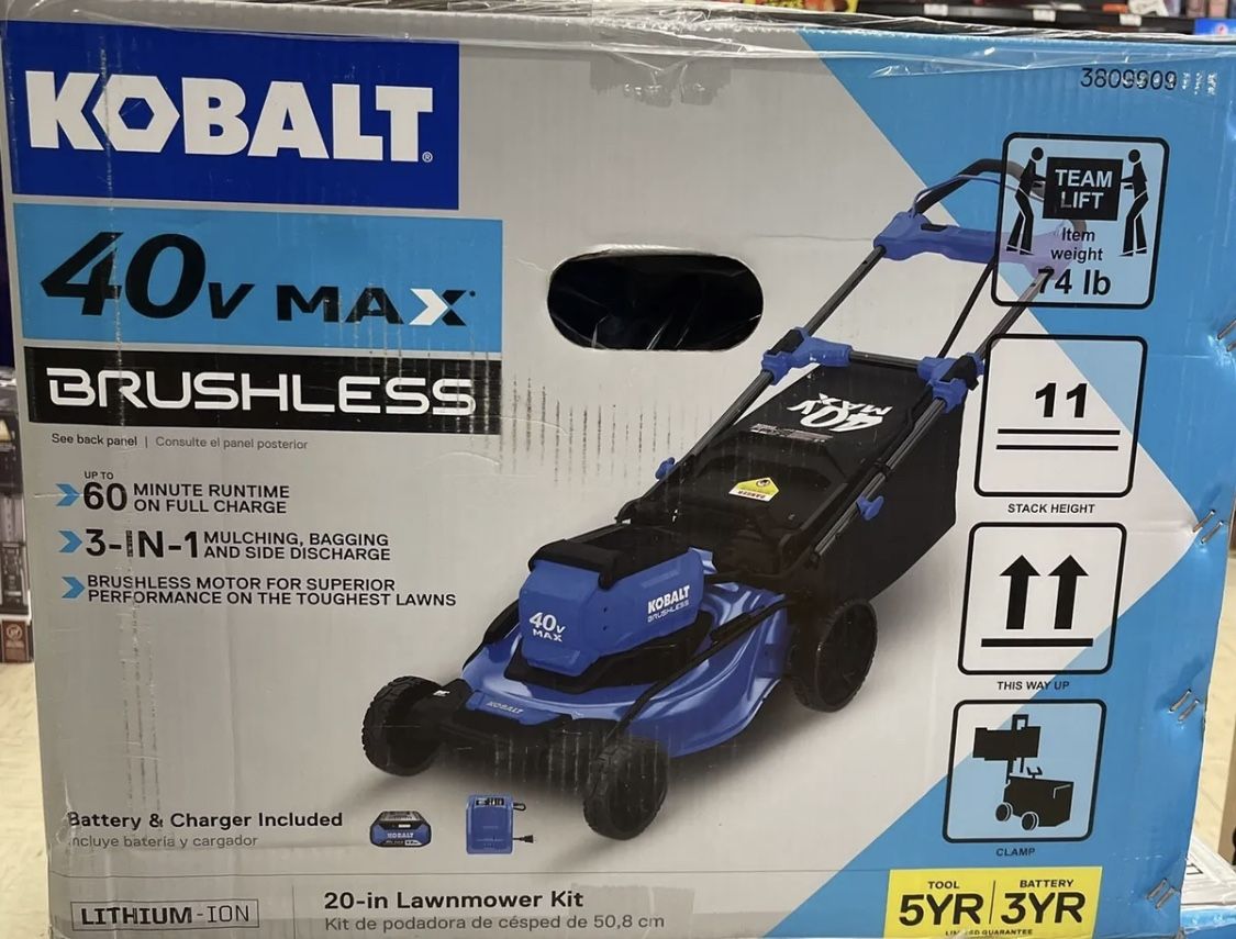 Kobalt New 40v Electric Lawn Mower Push Mower