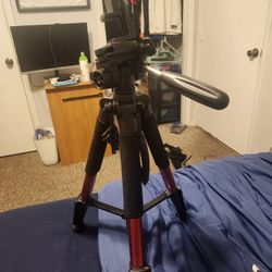 Victiv Tripod 74” Camera Tripod for Cell Phone, Aluminum Professional Heavy Duty Camera Tripod Stand, Tripod for Camera DSLR SLR with Carry Bag, Compa