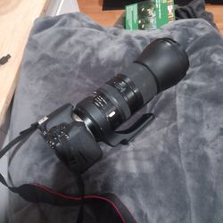 Tamron 200mm Lenz And Eos Rebel T5i