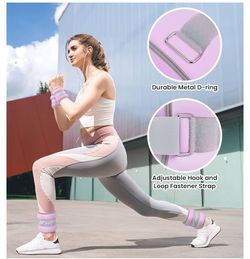 Ankle Weights A Pair of /10/ LBS Wrist Leg Arm Weights for Women Men