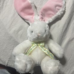 Easter bunny stuffed animal with puppet ears