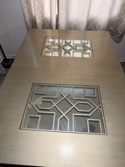 Dining table with out chairs