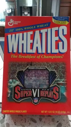 Wheaties cowboys S.B. VI halogram box