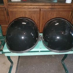2 Matching Bucket Helmets Sz L & Sz M