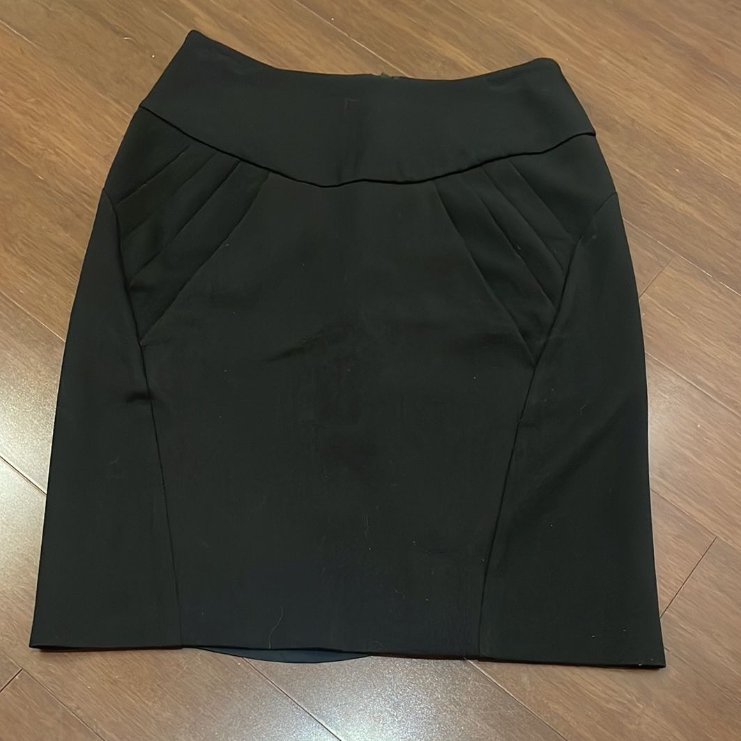 Yoana Baraschi Black Pencil Skirt Knee-Length Work
