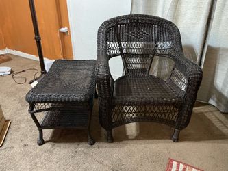 Wicker Chair Set