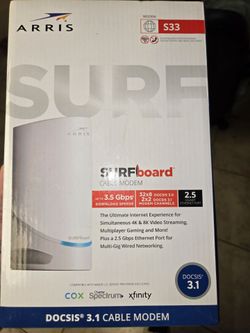 ARRIS SURFboard S33 DOCSIS 3.1 Cable Modem
