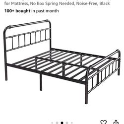 Queen Size Metal Bed Frame 