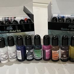 Lot of Rainbow Alcohol Inks