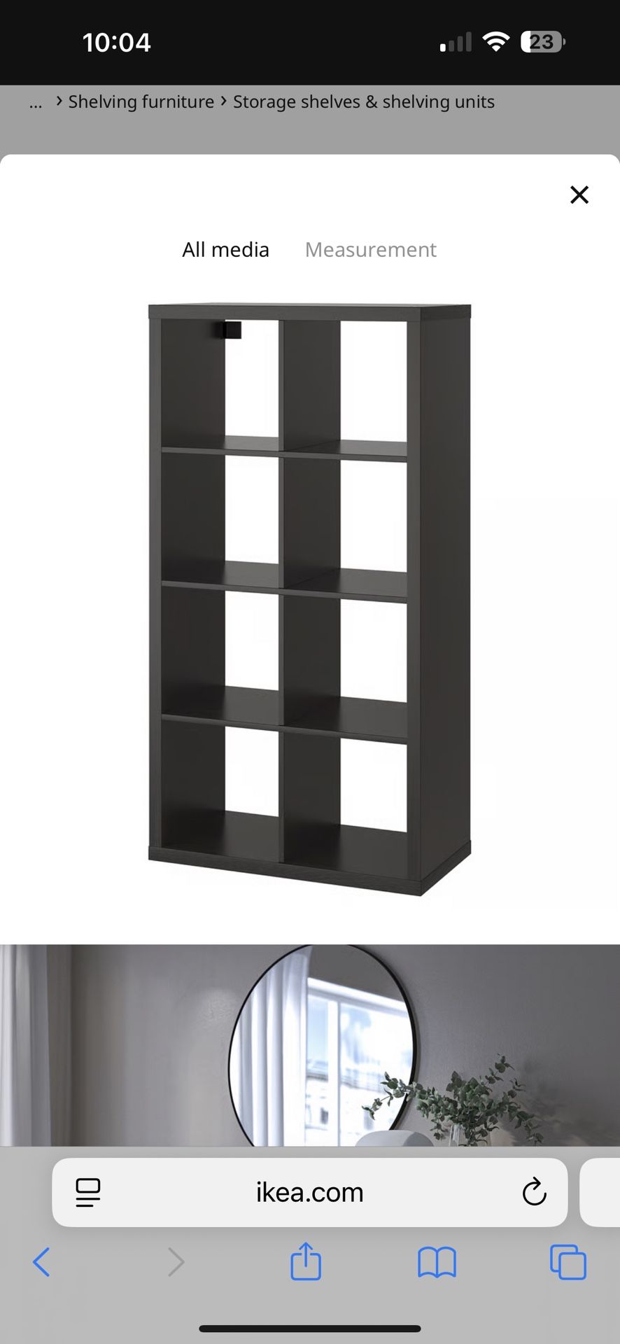 IKEA Shelf Unit, Bookcase, Shelves