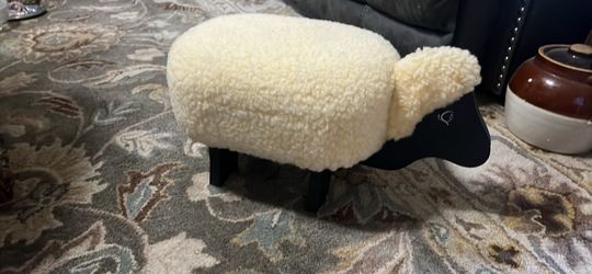 Cute sheep foot stool