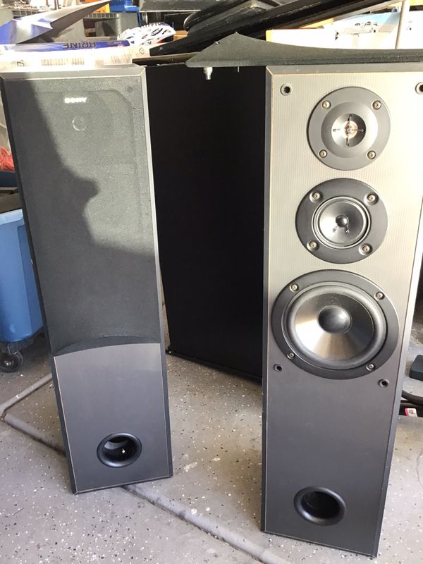 SONY FLOOR STANDING TOWER SPEAKERS 150W for Sale in Glendale, AZ OfferUp