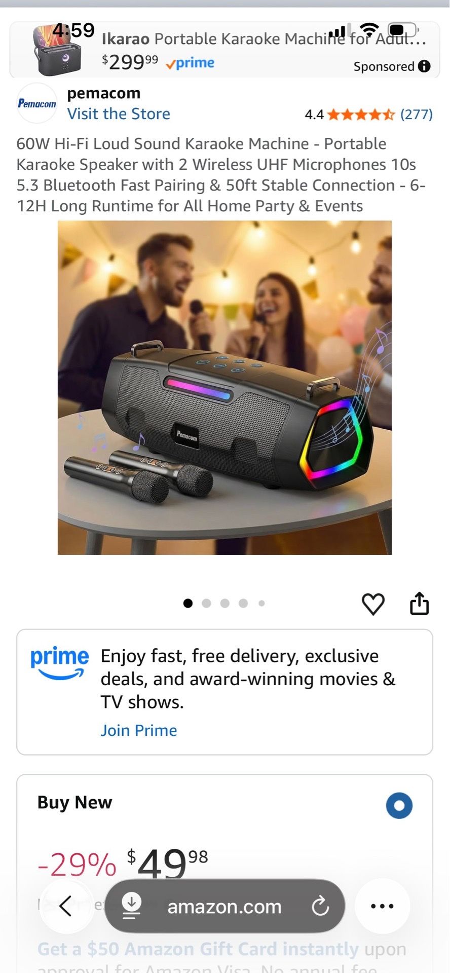 Portable Karaoke Machine