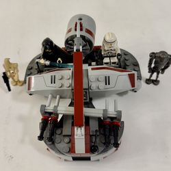 LEGO Star Wars-Republic Swamp Speeder (8091)-With Figurines