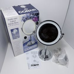Conair double sided lighted makeup mirror