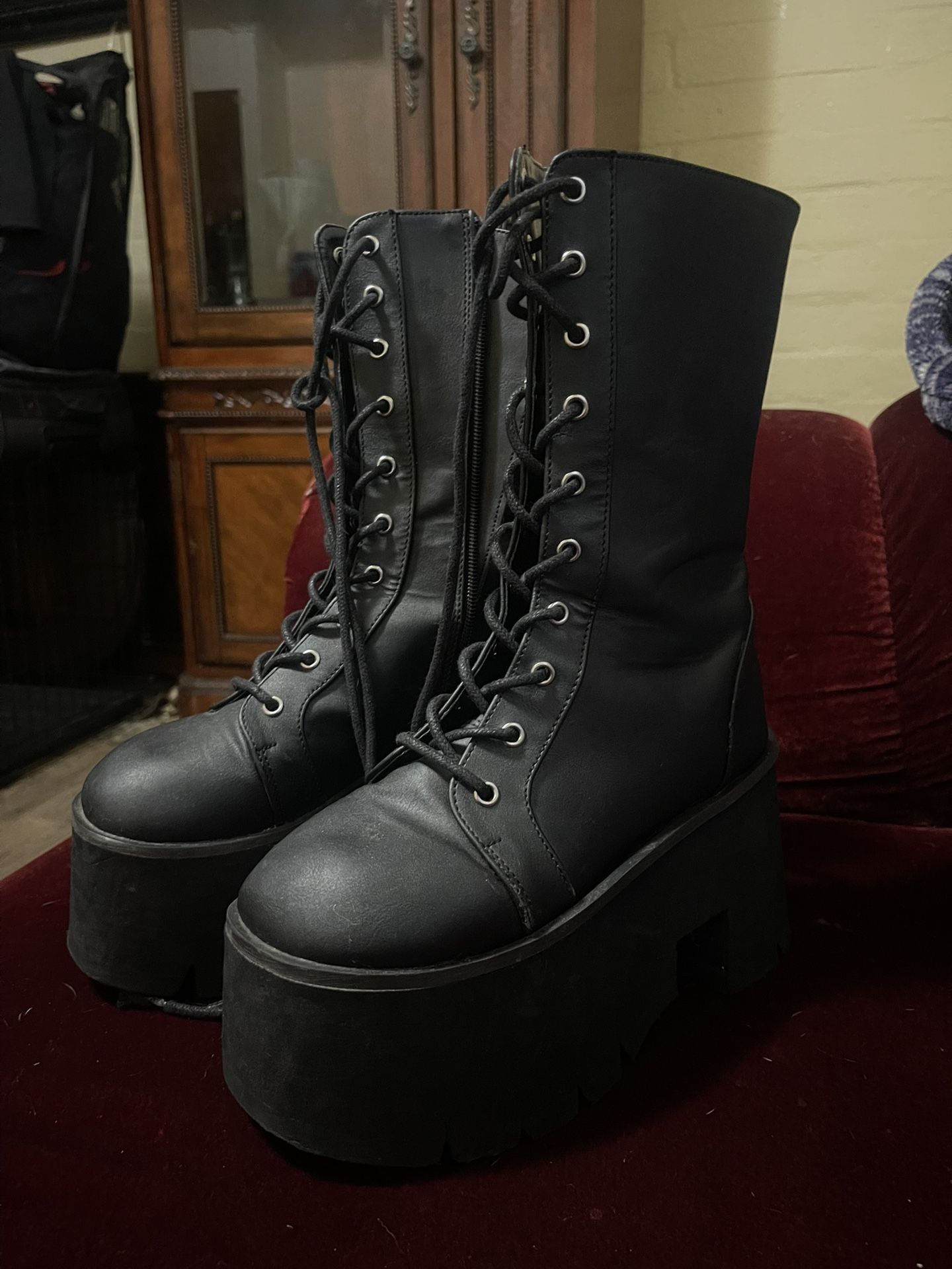 Black Demonia Boots