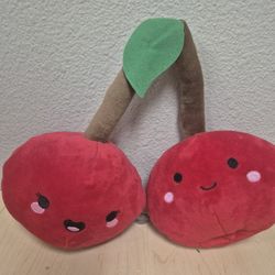 Squishable Snugglemi Snacker Cherries plush toy. 