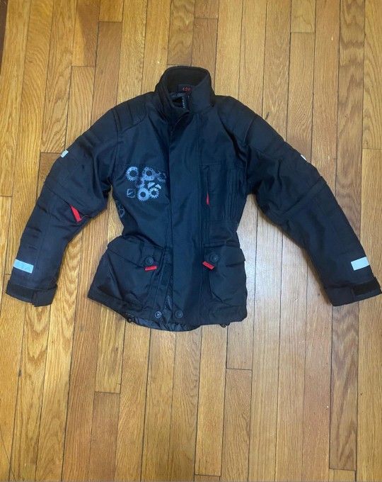 Motorcycle Bike jacket Child youth black booster motorcycle jacket