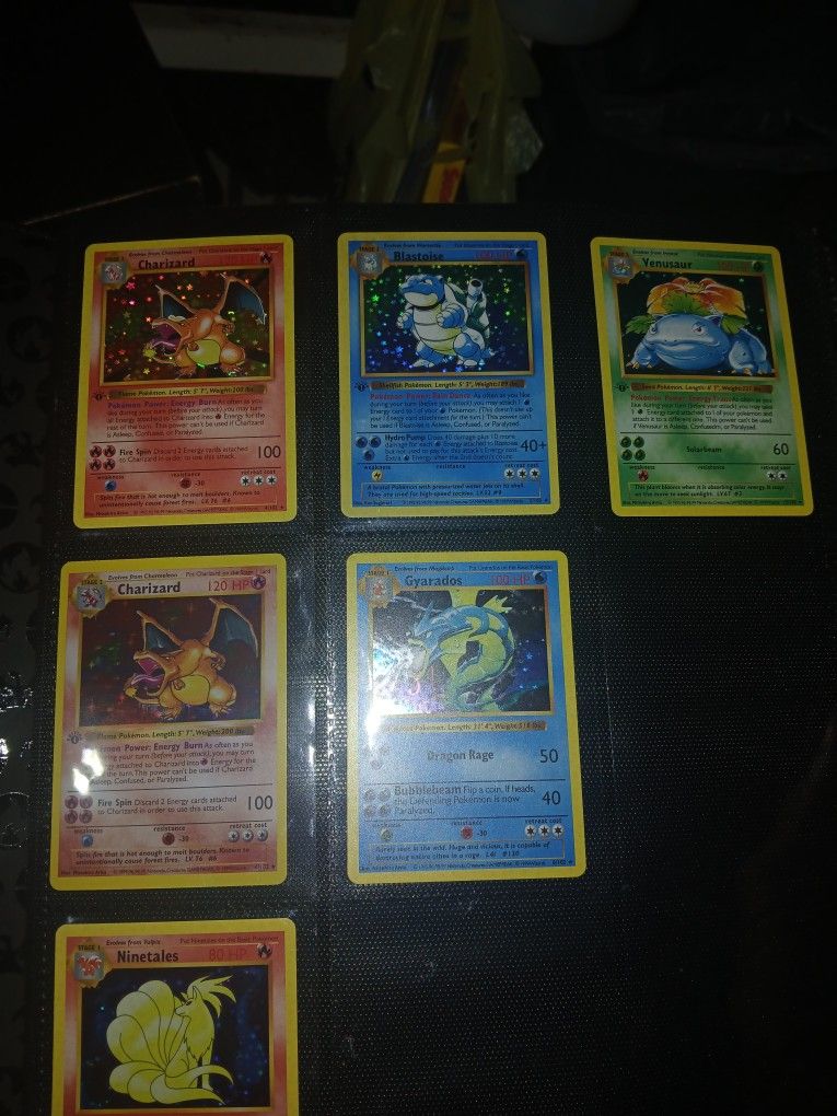 First edition of pokemon cards