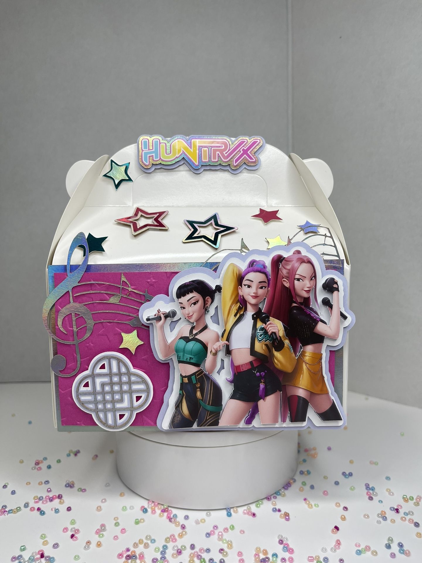 π€ Kpop Demon Hunters Themed Party Favor Box β Custom 3D Gift Box for Birthdays π