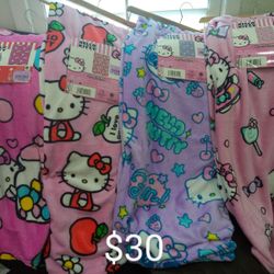 Hello kitty blankets 