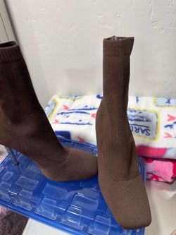 Brown Ankle Boots Size 7.5
