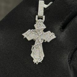 Unique Diamond Cross Pendant