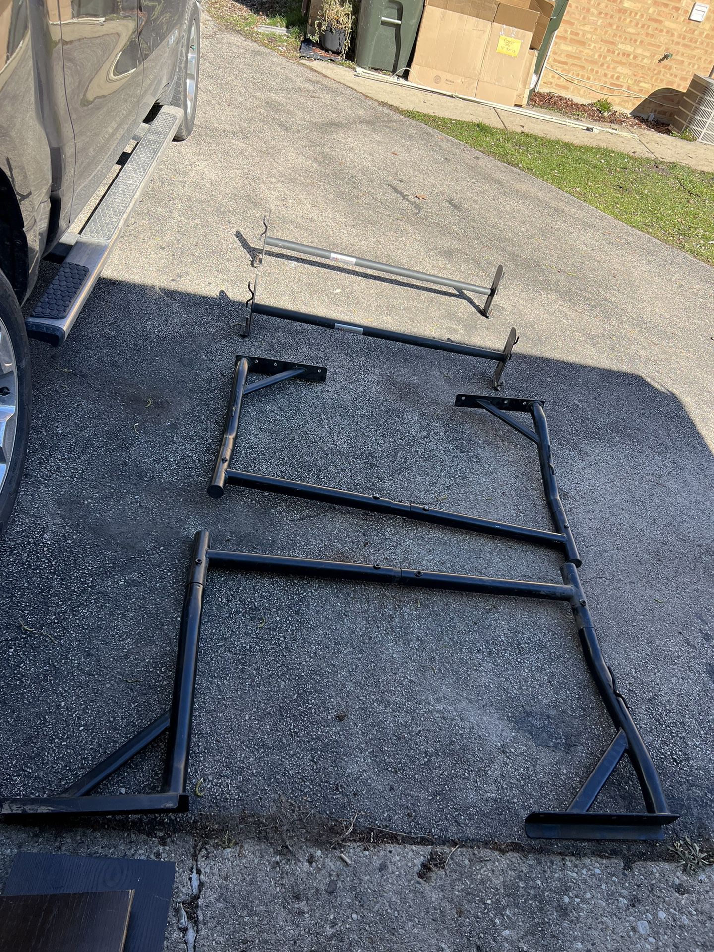 Heavy-Duty Ladder Truck Rack - Perfect for Contractors!