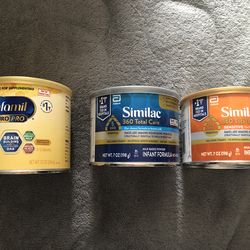 Baby formula/ milk bottles
