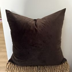 Brown Velvet Pillows