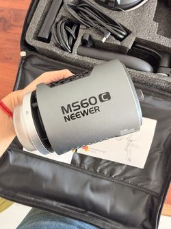 NEEWER MS60C RGBWW LED Video Light with 2.4G/APP Control, 65W Metal Mini RGB COB Continuous Output Lighting Bowens Mount Handheld Spotlight 2700K-6500