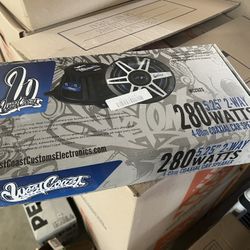 West Coast Customs 280 watts 5.25” 2-way 4 ohms Coaxial Car Speaker