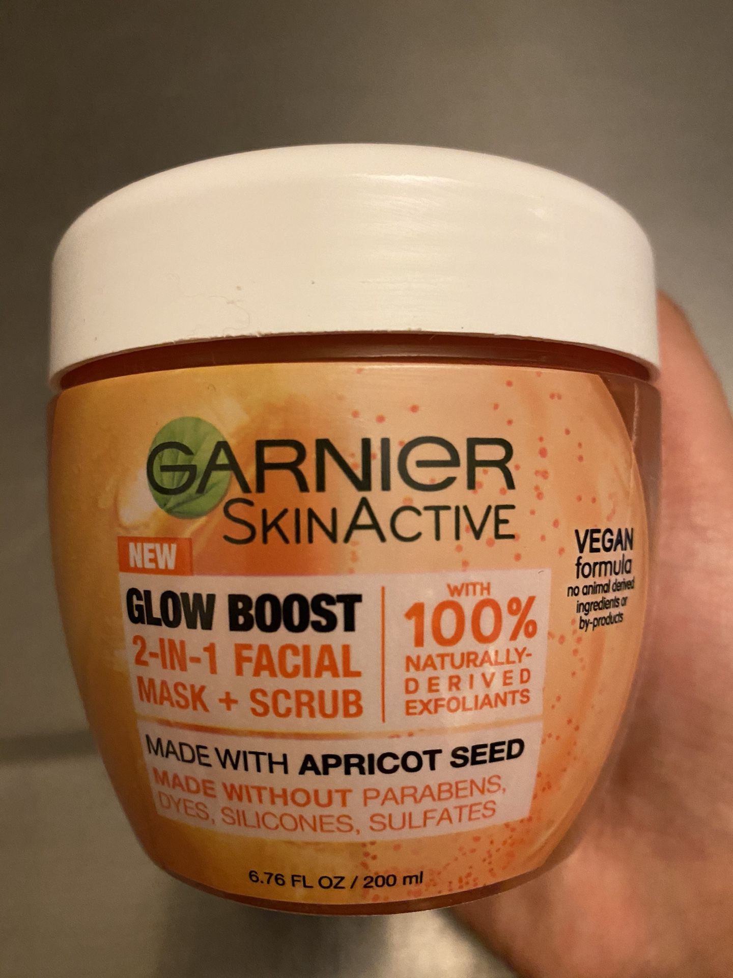 Garnier Skinactive Glow Boost 2in 1 Mask + Scrub