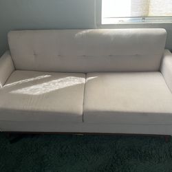 Modern tan couch