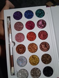 Paleta De Sombras De Gliter