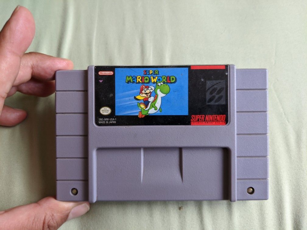 Super Mario World SNES Super Nintendo video game