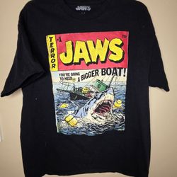 Jaws Movie Vintage Movie T-shirt Hollywood Studios Men's Large 