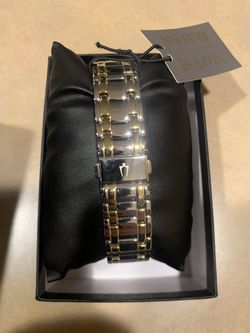 New In Box Bulova Mens Two Tone Stainless Steel Watch 98B237 for Sale in Palm Coast FL OfferUp