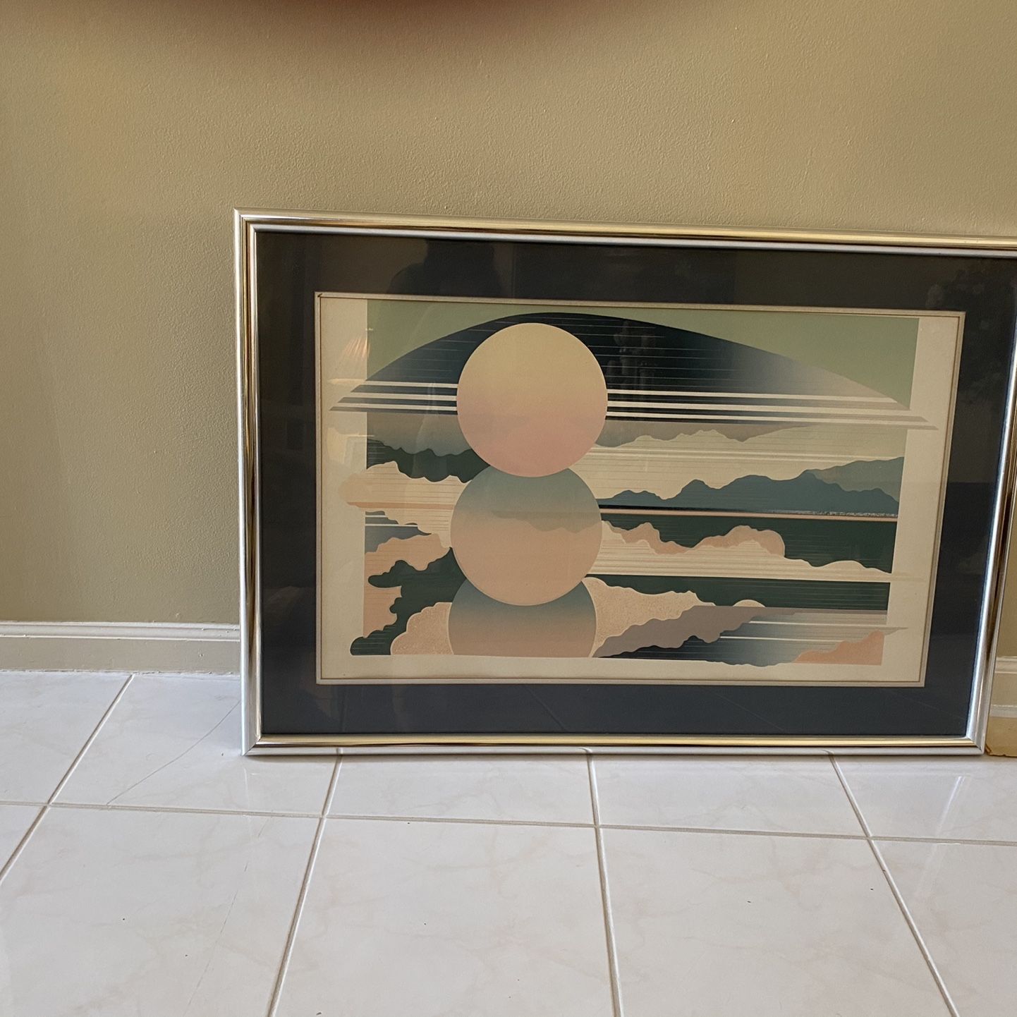 Framed Painting —serigraph