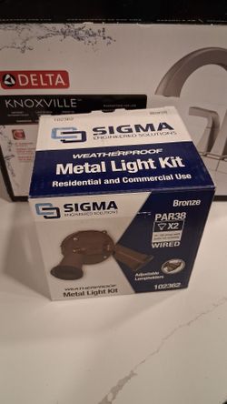 Sigma Weatherproof Metal Light Kit Bronze